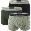 EMPORIO ARMANI - boxerky 3PACK pure cotton jersey forest con nuovo moderno logo - limited edition-L (86-91 cm)