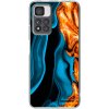 Picasee silikónový prehľadný obal pre Xiaomi Redmi Note 11 Pro+ 5G - Gold blue