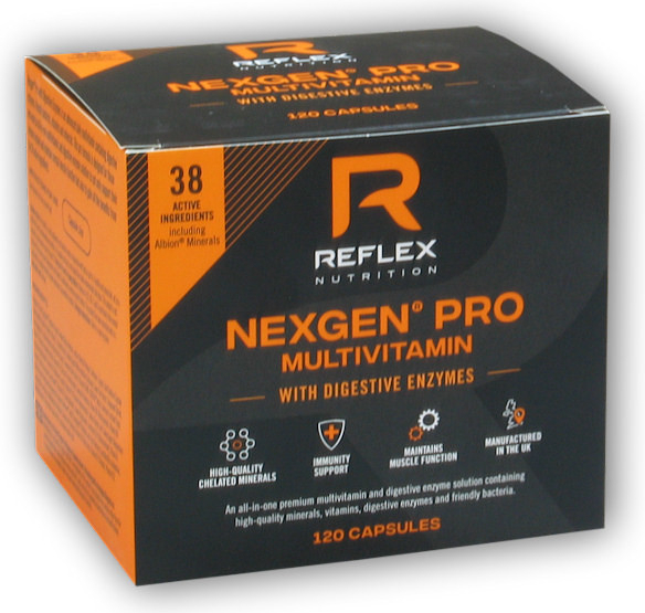 Reflex Nutrition Nexgen Pro + Digestive Enzymes 120 kapsúl od 21,49 € -  Heureka.sk