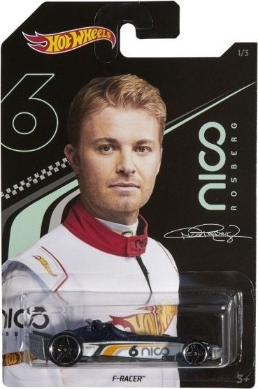 MATTEL Hot Wheels angličák 1:64 Nico Rosberg F-Racer GGC35