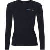 PROGRESS Dámske merino tričko s dlhým rukávom MT TDRZ čierna biela