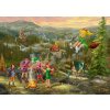 SCHMIDT Puzzle Malá čarodějka Bibi: Slet malých čarodějnic 1000 dílků