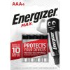 Batéria Energizer alkalická Max 1,5 V, typ AAA,4ks