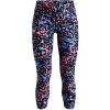 Under Armour HG Armour Printed Ankle Crop dievčenské legíny - Dievčenské bežecké legíny HG Armour Printed Ankle Crop od Under Armour, v čiernej farbe s farebnými bodkami. - 3471487