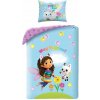 Detská posteľná bielizeň Gabby's Dollhouse 140x200 Mačací domček Gabi