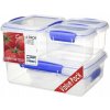 Sistema Klip It Plus Sada 6 škatuliek na potraviny 2 x 180 ml 2 x 400 ml 1 x 1 l 1 x 2,2 l