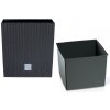 Kvetináč plast sivý Prosperplast 17 cm x 17 x 17 cm