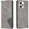 Peňaženkové kožené puzdro Prismatic na Motorola Moto G13 / G23 / G53 5G - Šedá