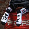 Ponožky Sk8erboy FCK ABL 39–42, biele bavlnené ponožky s vreckom