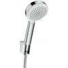 Sprchová hlavica s hadicou Hansgrohe Crometta biela/chróm 26665400