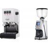 Gaggia New Classic E24, white + Eureka Atom Specialty 65, chrome