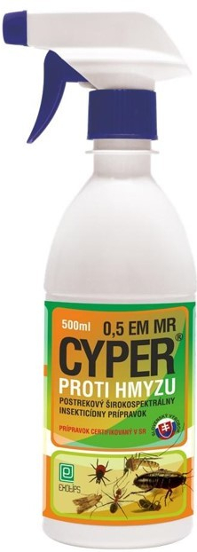 CYPER Rozprašovač na ničenie lezúceho hmyzu 500 ml