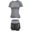 Merco Runner Short 2W fitness set šedá - S