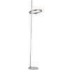 Just Light Stojacia LED lampa Ritus, 21W, 2200lm, oceľová, 159,5 cm