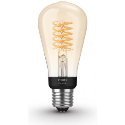 Philips HUE LED žiarovka ST64, 7 W, 550 lm, teplá biela, E27 PHLEDHFST7W/WHE