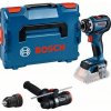 Bosch Bosch AKU vrtací šroubovák GSR 18V-90 FC+GFA 18-H bez aku v systaineru 06019K6204