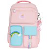 Livefy detský školský batoh Rainbow Cloud, ružový