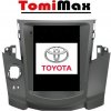 TomiMax Toyota RAV4 TESLA style Android 14 autorádio s WIFI, GPS, USB, BT HW výbava: 4 Core 2GB+32GB LOW