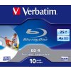 Verbatim BD-R 25GB 4x, 10ks