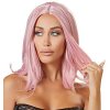 Cottelli Wig Bob Pink ružová parochňa s rovnými vlasmi 30 cm