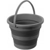 Skladacie vedierko Brunner Drum Fold-Away 15l Farba: čierna/sivá