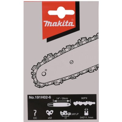 Makita Makita pilový řetěz 35cm 1,1mm .043" 3/8"LP 52čl. 191H02-6