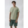 Dexter pánské pyžamo krátké zelené