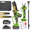 Procraft SPKA32Li + ES28Libb-EP2.0R - Sada aku ručná píla PKA32Li a nožnice na vetvy ES28Libb + nadstavec EP2.0R, vrátane AKU a nabijačky
