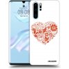 Picasee silikónový prehľadný obal pre Huawei P30 Pro - Veľké srdce