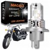 ŽÁROVKA H4 LED MAGALL X-PRO MOTOCYKEL SKÚTER 12V 70W 5500K 8000LM CANBUS 1K