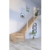 Schodisko Pertura Notos Dub s podstupnicami dub 1/4-stočené dole vpravo 87 cm 13/14