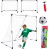 Futbalová bránka 2v1 pre deti 185x120x70cm biela