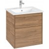 Villeroy & Boch Finero umývadlo so skrinkou 60 cm dub S00500RHR1