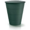 Prosperplast SMOOTH Sud na dažďovú vodu, 210l, zelený IDSM210