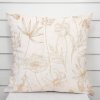 Biante Bavlnená obliečka na vankúš Sandra SA-425 Hnedé listy na smotanovom 50 x 70 cm