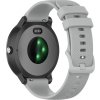 eses Jednofarebný silikónový remienok pre smart hodinky 22 mm Farba: šedá
