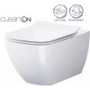 CERSANIT - SET B245 závesná misa VIRGO CLEAN ON vrátane dur. sedátka SLIM LW WO S701-427