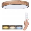 Solight LED osvetlenie s diaľkovým ovládačom Iron Oak, 48W, 3360lm, 40cm, zmena chromatickosti, stmievateľné