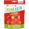YumEarth Ovocné lízanky - Mix 8 príchutí BIO (40 ks) 241 g