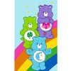 Carbotex Detský uterák Medvedíky Care Bears 30 x 50 cm