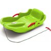 BABY MIX Plastové boby s operadlom a brzdami SPEED BOB zelené 80x45x23 zelená