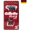 Gillette Blue3 - Žiletky na holenie RED 3ks