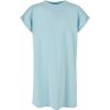 Urban Classics Dámske tričko Girls Turtle Extended Shoulder Dress Farba: oceanblue, Veľkosť: 140 cm