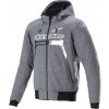 Bunda CHROME IGNITION HOODIE, ALPINESTARS (šedá/bílá/černá/červená, vel. 2XL)