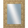 DANTIK - Zrkadlo v rámu, rozmer s rámom 70x90 cm z lišty KŘÍDLO ozdobné zlaté (2890)