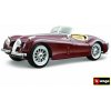Bburago - Autá HOBBY, Jaguar XK 120 Roadster (1951), červená, 1:24