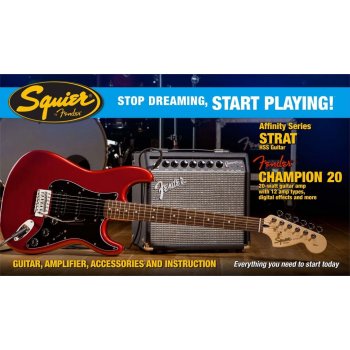 Fender Squier Affinity Series Strat HSS Pack