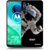 Picasee silikónový prehľadný obal pre Motorola Moto G8 - Astronaut Big