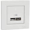 Schneider Electric Asfora 2x USB nabíjací konektor, typ A+C, biela - EPH2700321