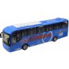Autobus na diaľkové ovládanie 4 kanály, so svetlom - modrý